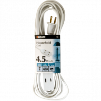 Woods&reg; Indoor Extension Cord 4.5 m/14.7 ft.