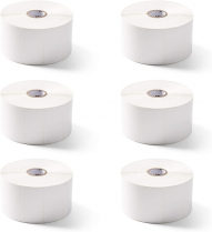 Zebra Tag Shelf 1-1/4"x2-1/4" 980/roll, 6 rolls/box