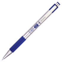 Zebra F-301&reg; Retractable Ball Point Pen 0.7mm Fine Point Blue