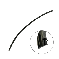 Sealing strip for door frame, Black