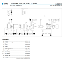 Overhaul Kit 15MB-D and 15MB