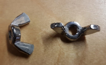 Nut- 1/4- 20 Wing Type A Stnls