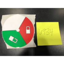 Decal- Indicator Rotary Latch