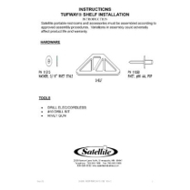 Instruction- Tufway Shelf
