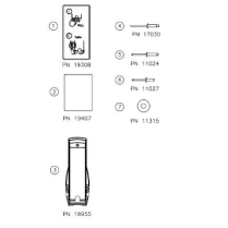 Kit- 4 Roll TP Dispenser