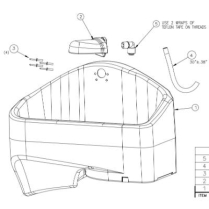Basin Assy-Form Slim II/3 Dgry