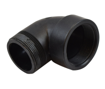 Elbow 3" Threaded Street Poly