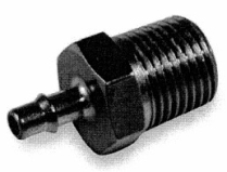 Nipple- 1/8 Ins X 1/4 MPT Brs