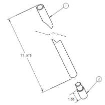 Kit- Tube MX3 Door W/Insert