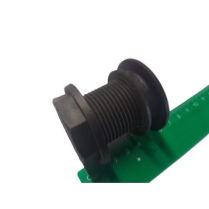 Plug- 4men Drain PLStc Black