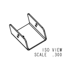 Bracket- U Shape 105x55x80 SS