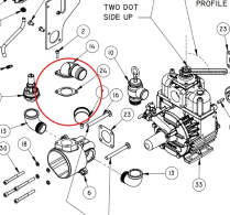 Gasket - 2 Bolt Flange