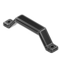 Handle with steel core Plastic