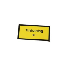 "SIGN 34X65 MM "