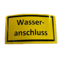 Decal, Water Connection GER