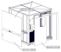 Sanitrax- AD Wall Out/Upp Left