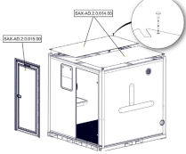 Sanitrax- AD Roof Plate 9010