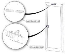 Sanitrax- AD Door Lght LED G/R
