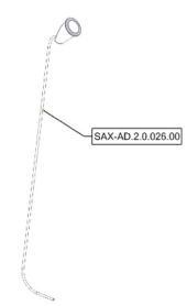 Sanitrax- AD Flush Button W/Hs