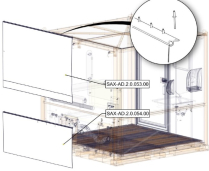 Sanitrax- AD Curtain Upper Bck