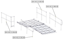 Sanitrax- AD Ramp Rail Bk Rght