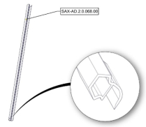 Sanitrax- Door Rubber Profil