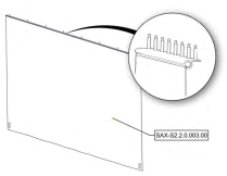 Sanitrax- S2 Curtain Back Al/P