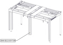 Sanitrax- S2 Frame Upper Galv