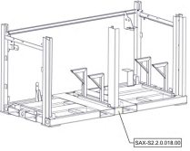 Sanitrax- S2 Frame Lower Galv