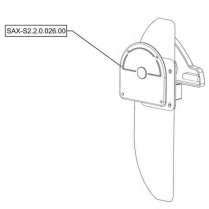 Sanitrax- S2 Lock Doorpart