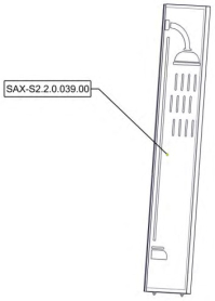 Sanitrax- S2 Panel Front S/Log