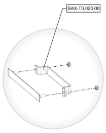 Sanitrax- T3 Mount Waste Bin