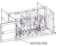 Sanitrax- 400V Side Door No/Pt