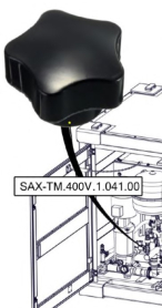 Sanitrax- 400V Knob Tank Door