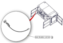 Sanitrax- 480V Door Chain St/3