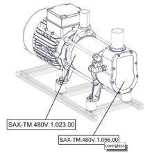 Sanitrax- 480V Pump 140 MB