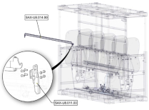 Sanitrax- U8 Safety Clamp L/R