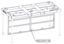 Sanitrax- U8 Frame Upper Galv