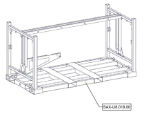 Sanitrax- U8 Frame Lower Galv