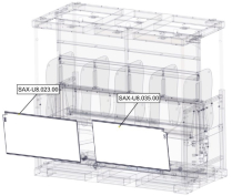 Sanitrax- U8 Inter Door Blk R