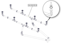 Sanitrax- W8 Pipe Waste Set