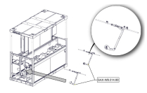 Sanitrax- W8 Locking Mech L/R