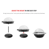 Sample Dome 12" Countertop/Freestand