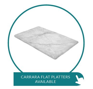 Dalebrook carrara flat platters