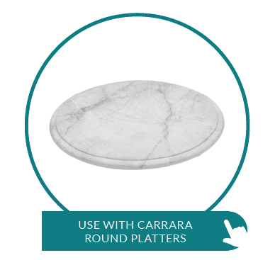 Dalebrook carrara round platters image