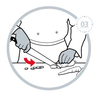 FDick cutting instructions diagram image 3