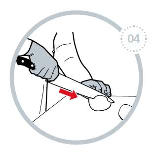 FDick cutting instructions diagram image 4