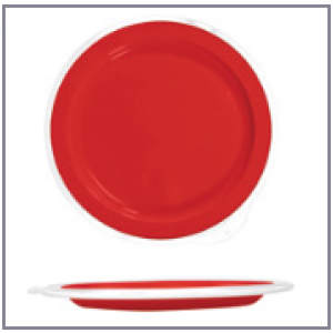 Dalebrook OMNI red large low plate image