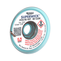 #4 Blue Superwick, Static Free, No Clean, 2.5 mm - 1/10", 10 ft .