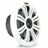 Haut-parleurs marins coaxiaux Kicker - S&eacute;rie KM44, 6 "2 voies, 300 W de cr&ecirc;te (100 W RMS), 1/2" tweeter, avec couvercles de grille interchangeables blancs et anthracite